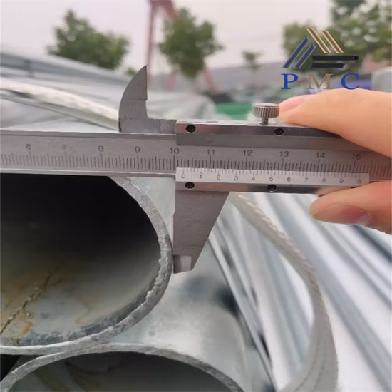 Tubo tondo rettangolare quadrato prezincato/tubo in acciaio Gi